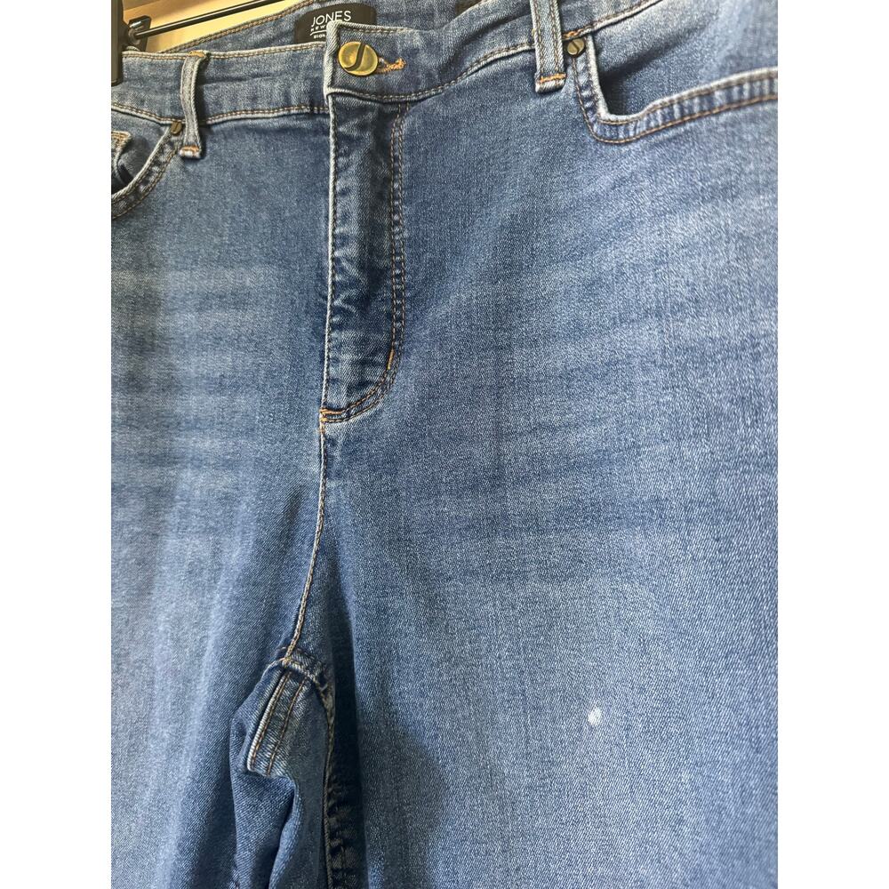 Jones New York Signature Lexington Straight Jeans 12 Blue - Picture 3 of 10